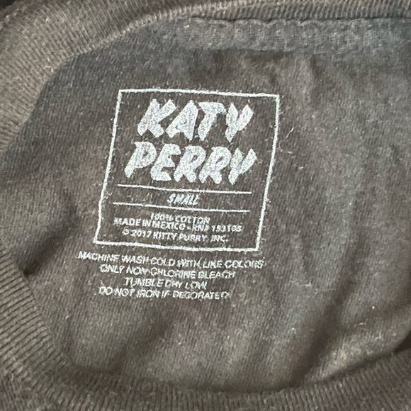 Katy Perry Concert Graphic T-Shirt Black Adult Sz Small Witness Tour 2017-2018 - Picture 4 of 8